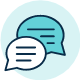 Benefits communication icon